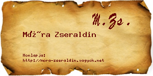Móra Zseraldin névjegykártya